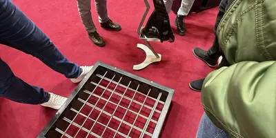 pokazy budma 2026 wiązanie prętów zbrojeniowych płyty fundamentowej tarasu.webp